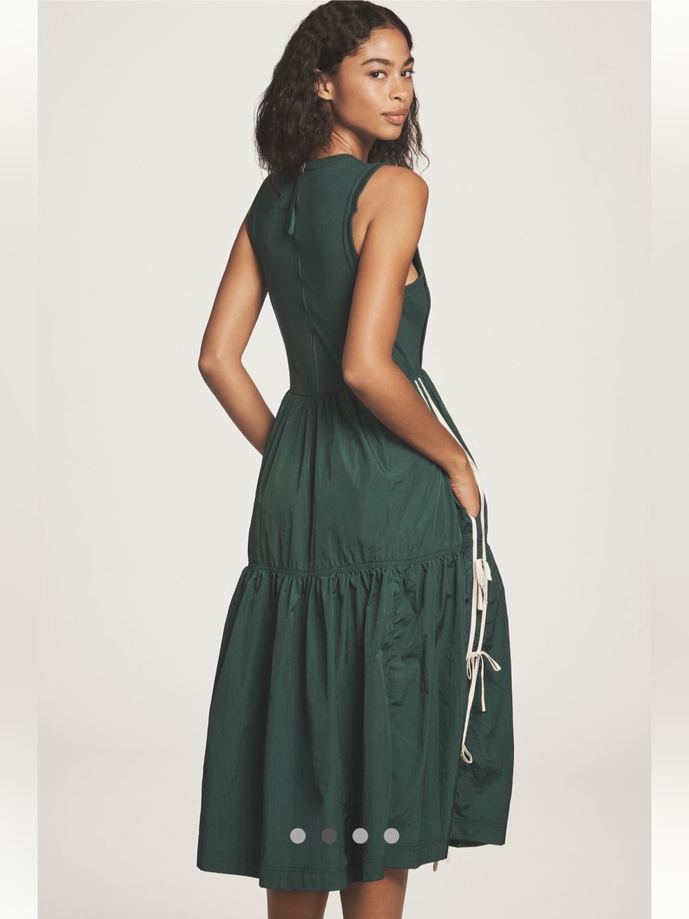 Daily Practice by Anthropologie Bowline Sleeveless Midi Dress Size XXS